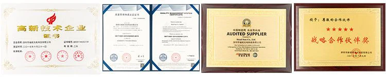 6 Our honor and certification 6 Our honor and certification